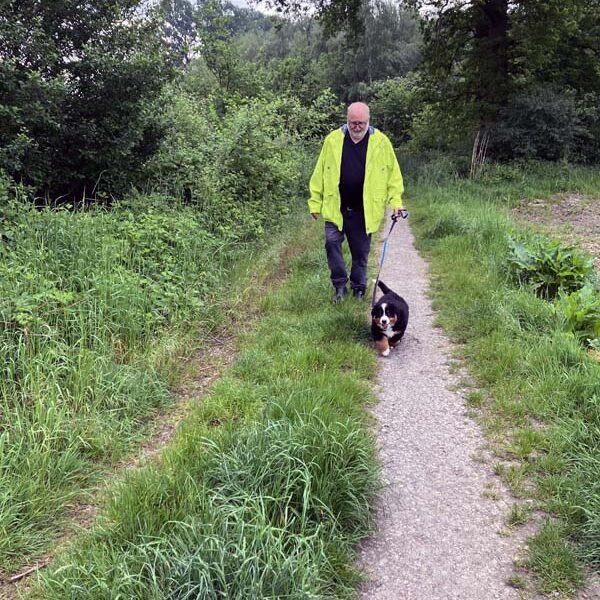 Der zweite Spaziergang am Waldesrand.