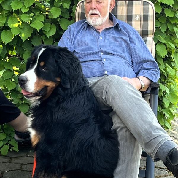 Hier betreue ich Oppa. Der ist total lieb...