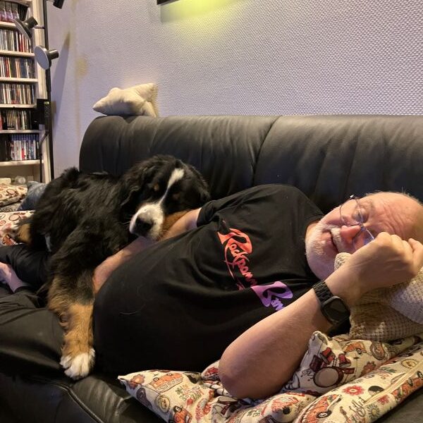 Der Chef und ich...beide kaputt wie 1000 Mann.